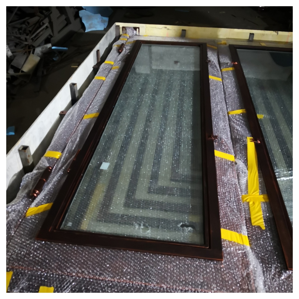 China Steel Glass Door South A - Home Security America recension och pris