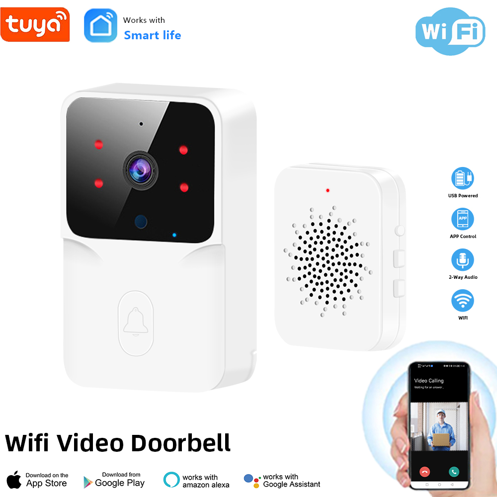 Tuya WiFi Video Doorbell Wirel - Home Security Front Door Camera recension och pris