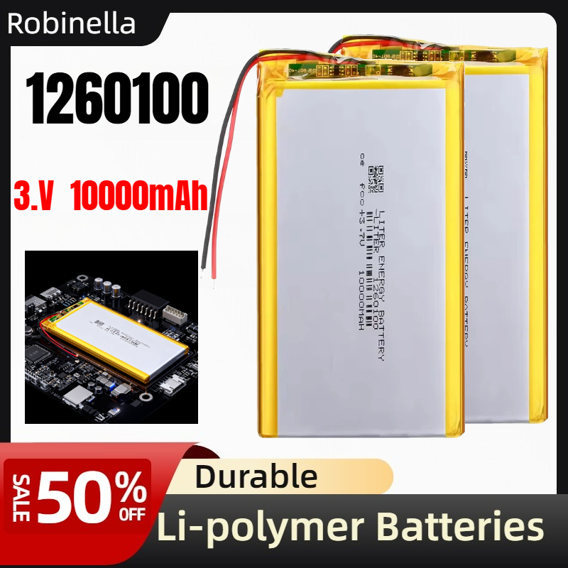 260100 3.7V 10000mAh Li-Polyme - Home Security Robots recension och pris