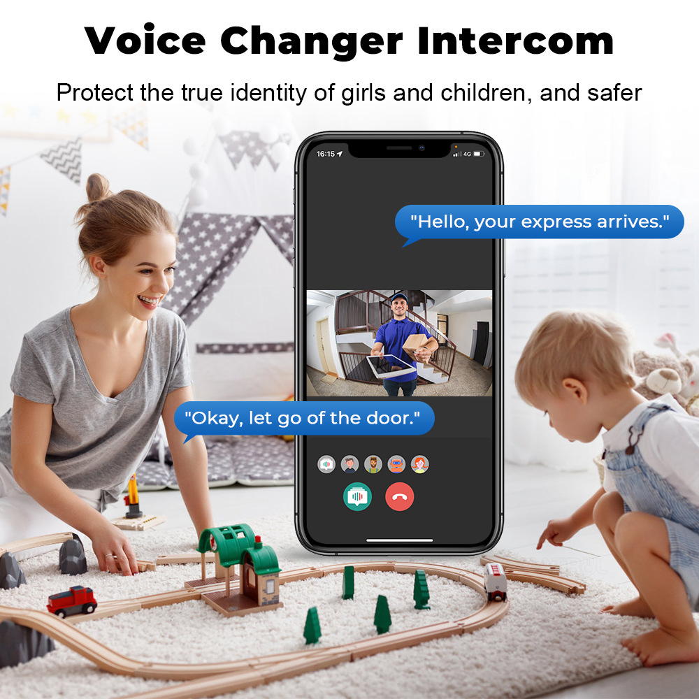 Tuya WiFi Video Doorbell Wirel - Home Security Front Door Camera recension och pris