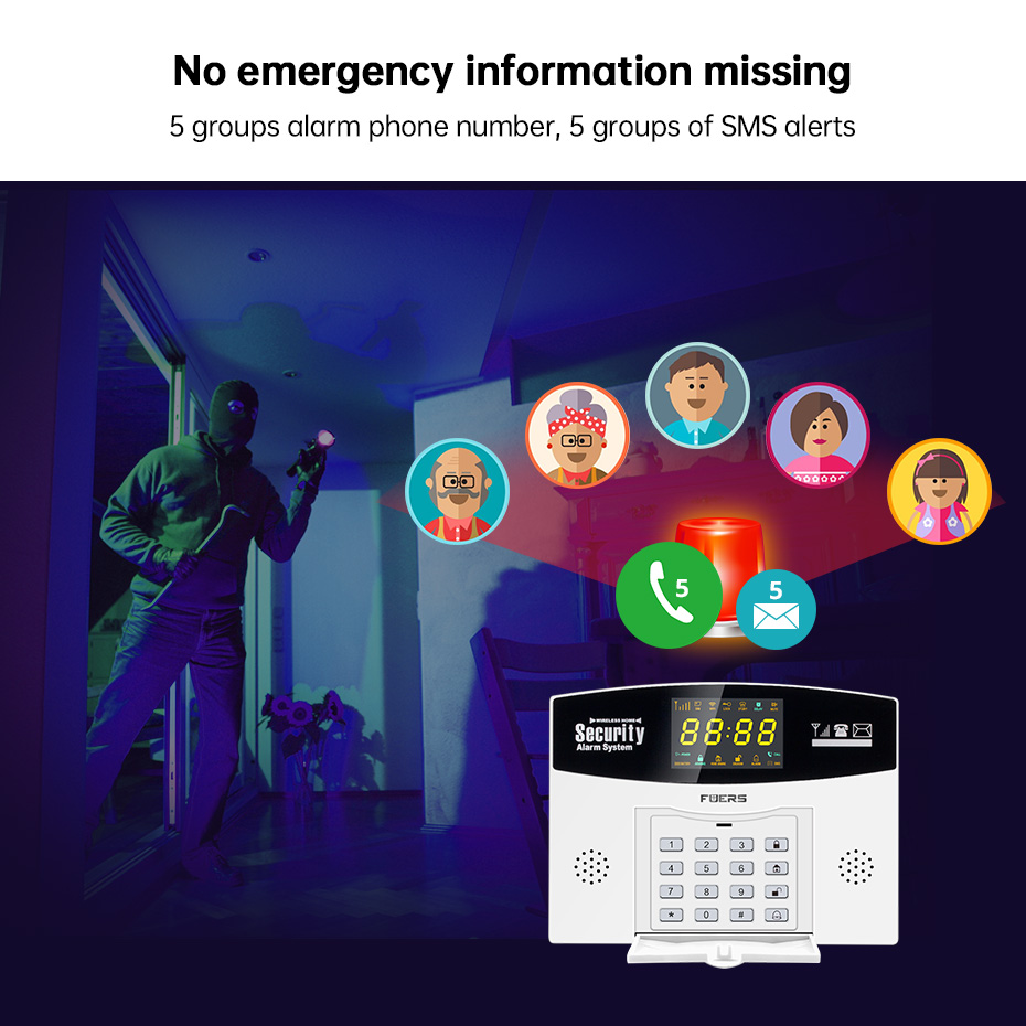 Fuers Tuya Smart Alarm System  - Home Security Front Door Camera recension och pris