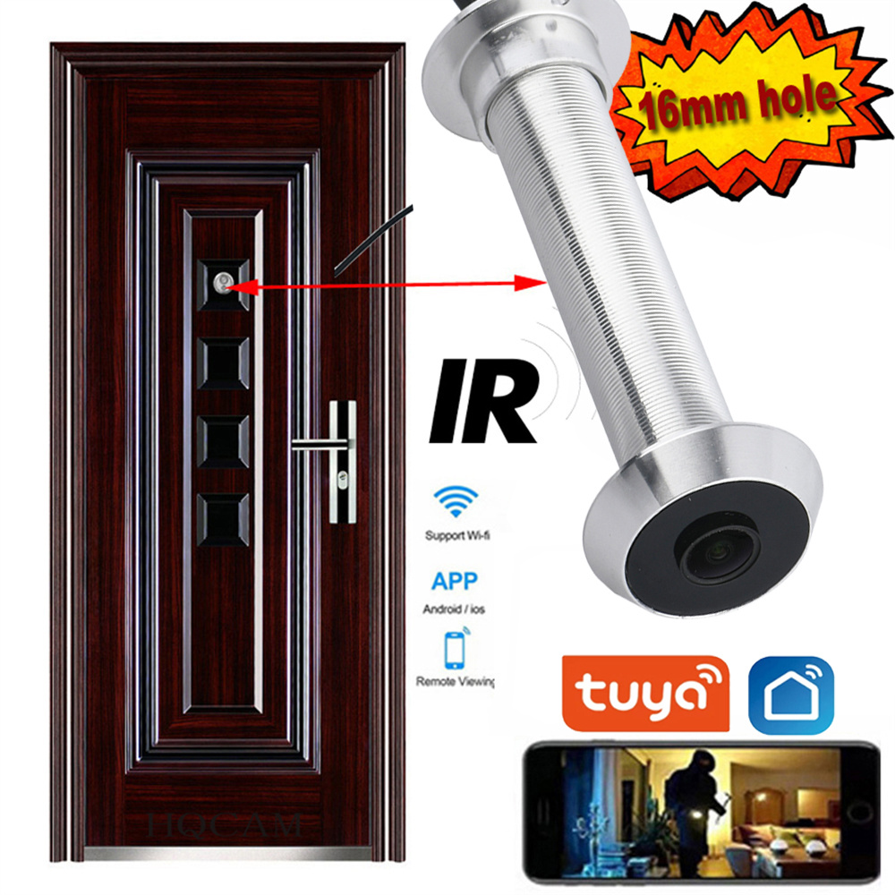 LED Door Eye Camera 1080P 2MP  - Home Security Front Door Camera recension och pris