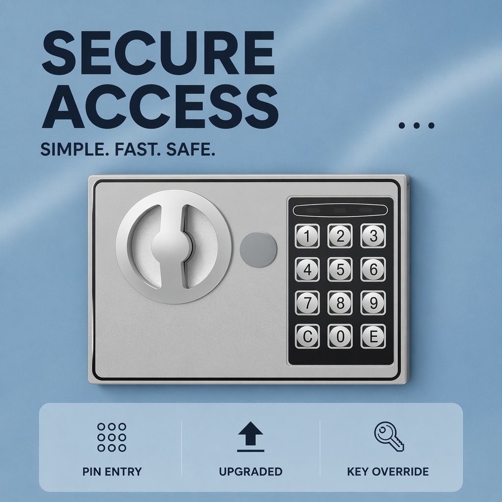 All Steel Electronic Digital K - Home Security Box recension och pris