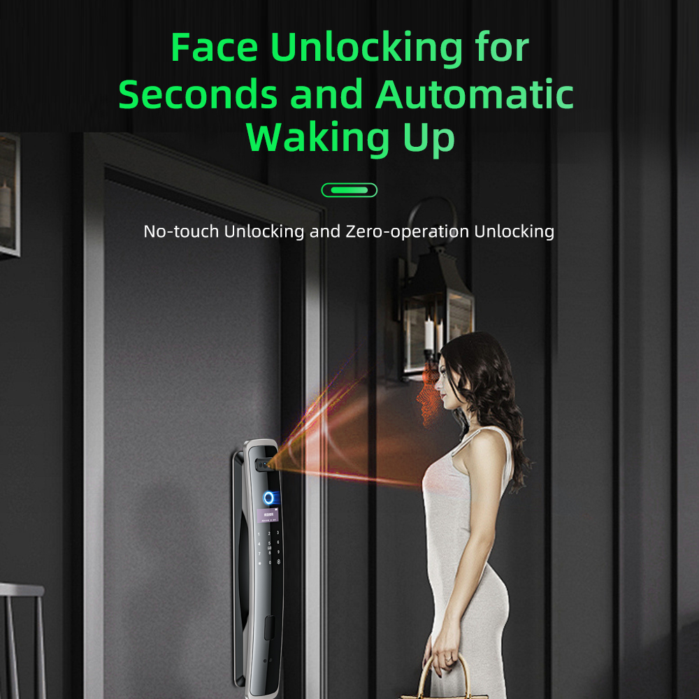 EGFirtor Smart Password Lock 3 - Home Security Front Door Camera recension och pris