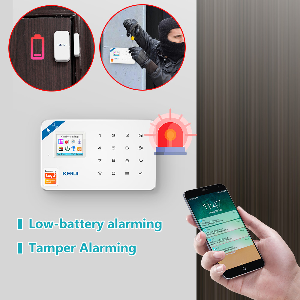 KERUI W181 Alarm System Secutr - Home Security Front Door Camera recension och pris