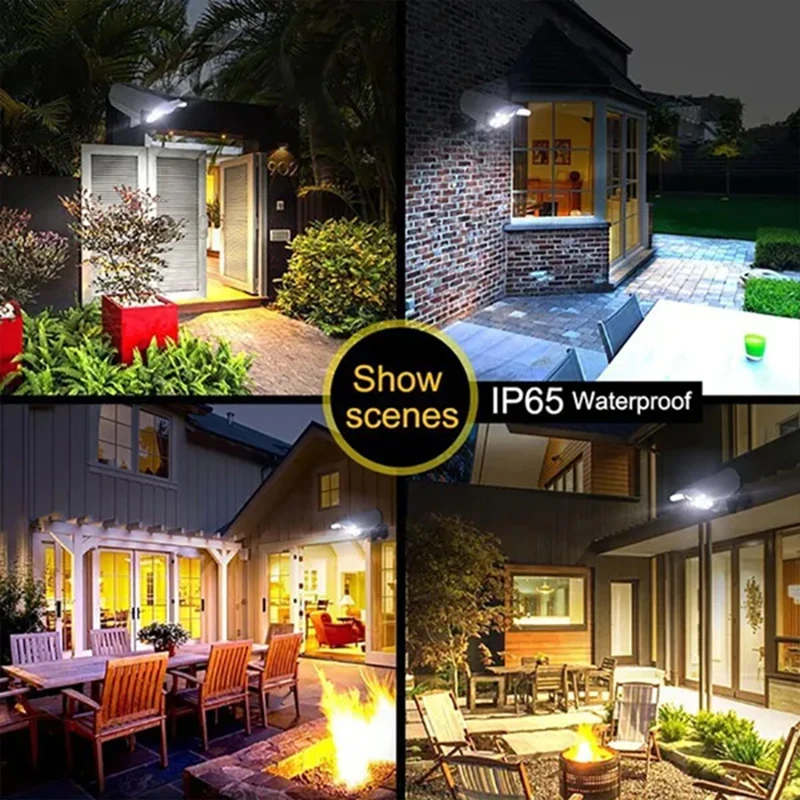 1-2Pack 77LED Solar Motion Sen - Home Security Flood Lights recension och pris
