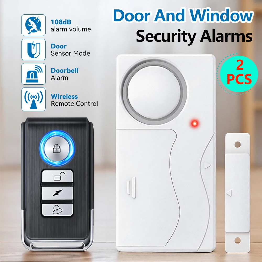 Wireless Door Alarm With Remot - Sim Gsm Alarm recension och pris