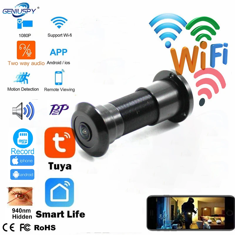 Tuya WIFI Two Way Audio Door E - Home Security Front Door Camera recension och pris